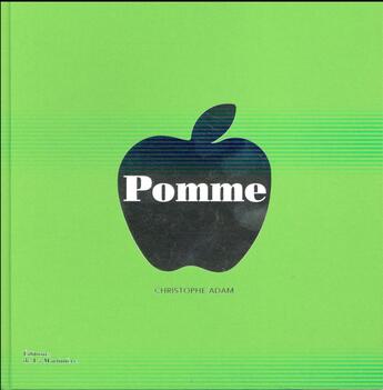 Couverture du livre « Pomme » de Christophe Adam aux éditions La Martiniere