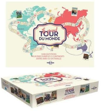 Couverture du livre « Le grand tour du monde lonely planet - jeu de plateau » de  aux éditions Lonely Planet France