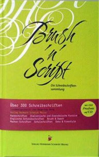 Couverture du livre « Brush'n'script » de Schmidt aux éditions Hermann Schmidt