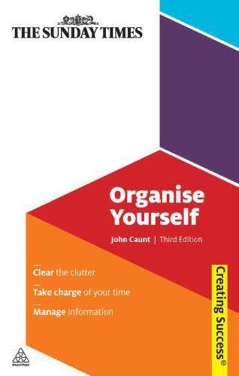 Couverture du livre « Organise Yourself » de John Caunt aux éditions Kogan Page