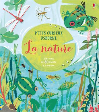 Couverture du livre « La nature - p'tits curieux usborne » de Minna Lacey aux éditions Usborne