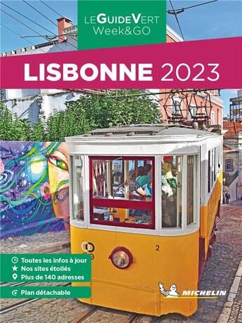 Couverture du livre « Le guide vert week&go : Lisbonne (édition 2023) » de Collectif Michelin aux éditions Michelin