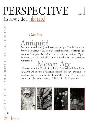 Couverture du livre « Perspectives t.1 ; 1/2006 » de Auteurs Divers aux éditions Inha