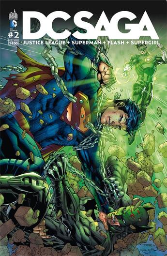 Couverture du livre « DC saga n.2 » de Geoff Johns aux éditions Urban Comics Press