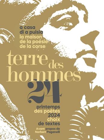 Couverture du livre « Terre des hommes : Le Printemps des Poètes 2024 » de A Casa Di A Puisia aux éditions Bord De L'eau