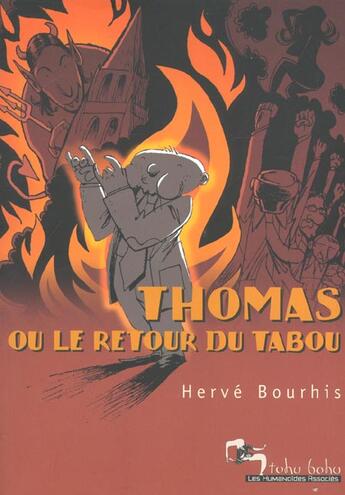 Couverture du livre « Thomas ou le retour du tabou » de Herve Bourhis aux éditions Humanoides Associes