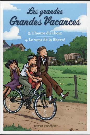 Couverture du livre « Les grandes grandes vacances : Intégrale vol.2 : Tomes 3 et 4 » de Emile Bravo aux éditions Bayard Jeunesse