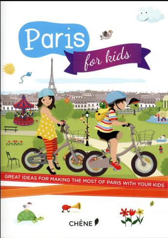 Couverture du livre « Paris for kids » de Velib' aux éditions Chene