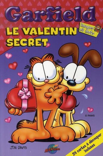 Couverture du livre « Garfield : le valentin secret » de Scott Nickel aux éditions Presses Aventure