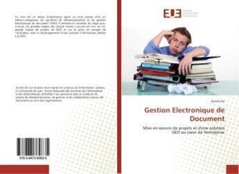 Couverture du livre « Gestion electronique de document » de Bir Dimitri aux éditions Editions Universitaires Europeennes