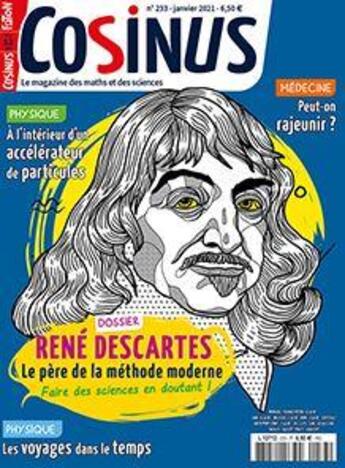 Couverture du livre « Cosinus n 233 - les deux visages de descartes - janvier 2021 » de  aux éditions Cosinus