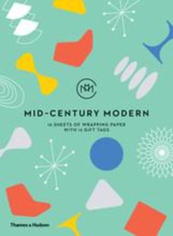 Couverture du livre « Mid-century modern gift wrapping paper book » de  aux éditions Thames & Hudson