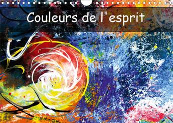 Couverture du livre « Couleurs de l esprit calendrier mural 2020 din a4 horizontal - le monde de l esprit est rempl » de Carmen Mocanu aux éditions Calvendo