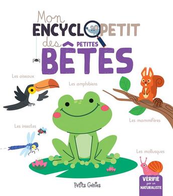 Couverture du livre « Mon encyclopetit ; des petites bêtes » de  aux éditions Shoebox Media