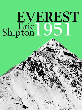 Couverture du livre « Everest 1951 » de Stephen Venables aux éditions Vertebrate Publishing