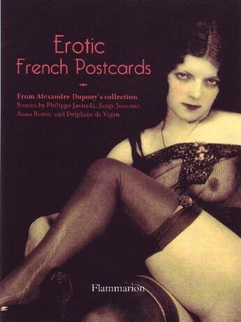 Couverture du livre « Erotic french postcards » de  aux éditions Flammarion