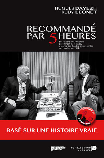 Couverture du livre « Recommande par 5 heures » de Dayez/Leonet aux éditions Renaissance Du Livre