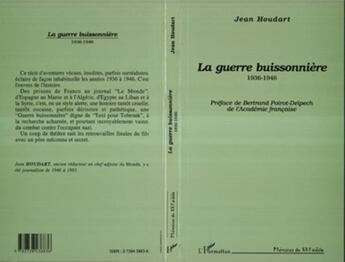 Couverture du livre « La guerre buissonnière 1936-1946 » de Jean Houdart aux éditions L'harmattan