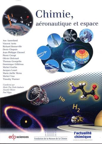 Couverture du livre « La chimie, l'aéronautique et l'espace » de Paul Rigny aux éditions Edp Sciences