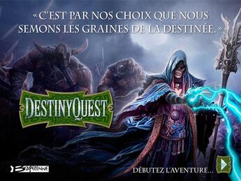 Couverture du livre « DestinyQuest ; l'aventure commence maintenant ! » de Michael J. Ward aux éditions Bragelonne