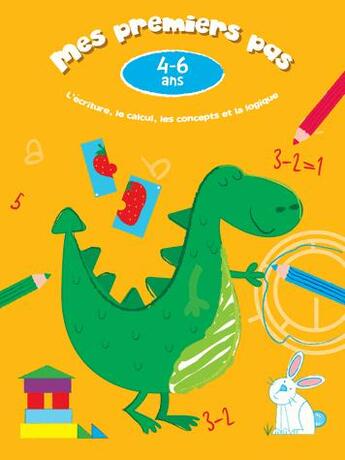 Couverture du livre « Mes premiers pas ; dinosaure 4-6 ans » de  aux éditions Yoyo Books