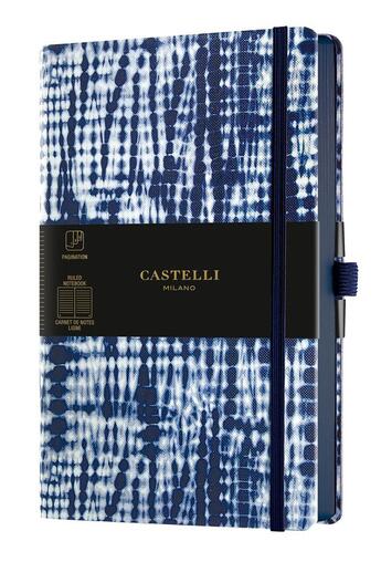 Couverture du livre « Carnet shibori grand format ligne jute » de Castelli aux éditions Castelli Milano