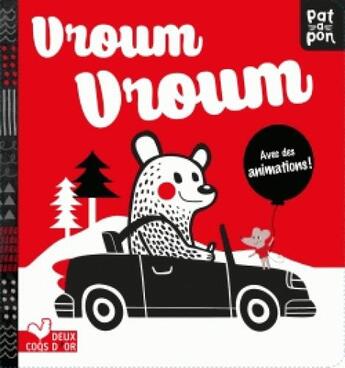 Couverture du livre « Vroum, vroum - livre anime » de Mojca Dolinar aux éditions Deux Coqs D'or