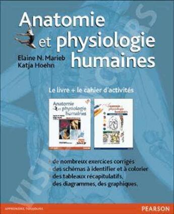 Couverture du livre « Anatomie et physiologie humaines ; coffret (8e édition) » de Elaine N. Marieb et Katja Hoehn aux éditions Pearson