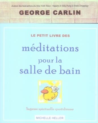 Couverture du livre « Méditations pour la salle de bain » de Michelle Heller aux éditions Ada