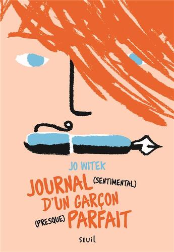 Couverture du livre « Journal (sentimental) d'un garçon (presque) parfait » de Jo Witek aux éditions Seuil Jeunesse