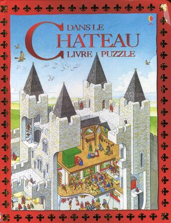 Couverture du livre « Dans le chateau livre puzzle » de Pearcey/Groebner aux éditions Usborne