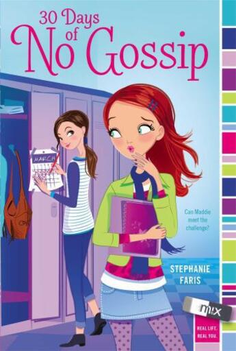 Couverture du livre « 30 Days of No Gossip » de Faris Stephanie aux éditions Aladdin