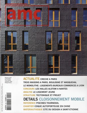 Couverture du livre « REVUE AMC N.204 ; architecture (mars 2011) » de Revue Amc aux éditions Le Moniteur