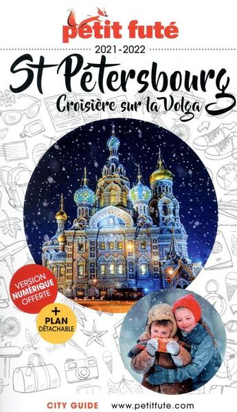 Couverture du livre « Saint Petersbourg, Volga » de Collectif Petit Fute aux éditions Le Petit Fute