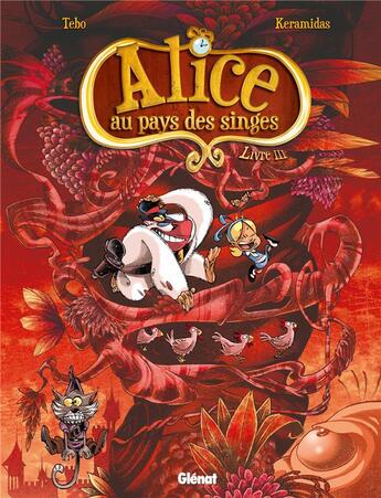 Couverture du livre « Alice au pays des singes Tome 3 » de Tebo et Nicolas Keramidas aux éditions Glenat