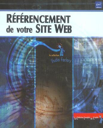 Couverture du livre « Referencement de votre site web » de Marie Prat aux éditions Eni