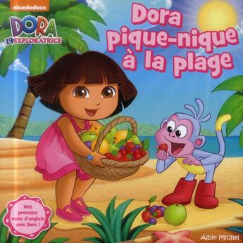 Couverture du livre « Dora pique-nique à la plage » de  aux éditions Albin Michel