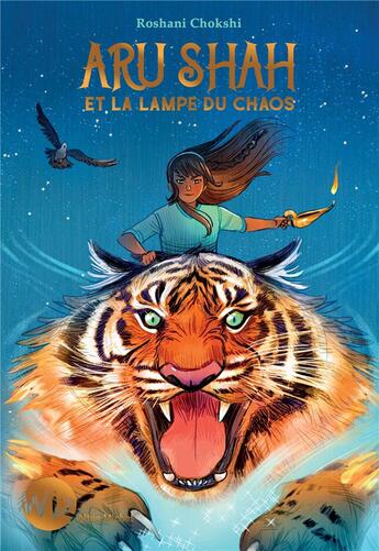 Couverture du livre « Aru Shah et la lampe du chaos t.1 » de Roshani Chokshi aux éditions Albin Michel