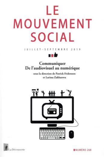 Couverture du livre « Lms 268 : communiquer » de Le Mouvement Social aux éditions La Decouverte