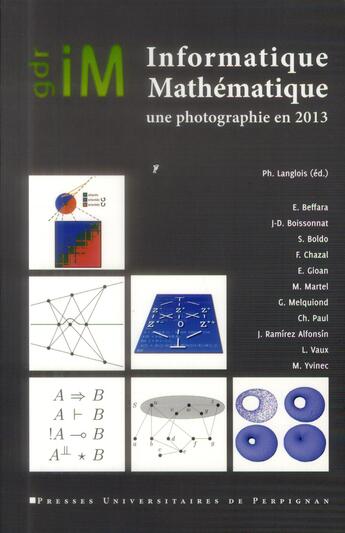 Couverture du livre « Informatique mathématique » de Philippe Langlois aux éditions Pu De Perpignan