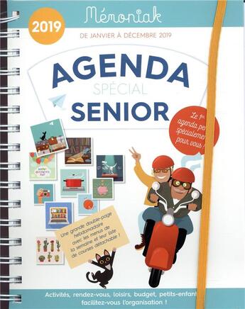 Couverture du livre « Agenda special senior memoniak 2019 » de  aux éditions Editions 365