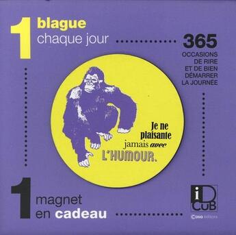 Couverture du livre « Éphéméride blagues ; 1 blague chaque jour » de  aux éditions Casa