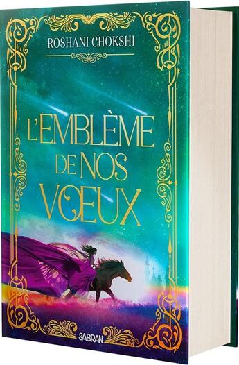 Couverture du livre « L'emblème de nos voeux » de Chokshi Roshani aux éditions Sabran