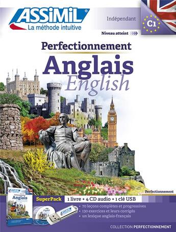 Couverture du livre « Superpack perfectionnement anglais (édition 2016) » de Anthony Bulger et Jean-Louis Gousse aux éditions Assimil