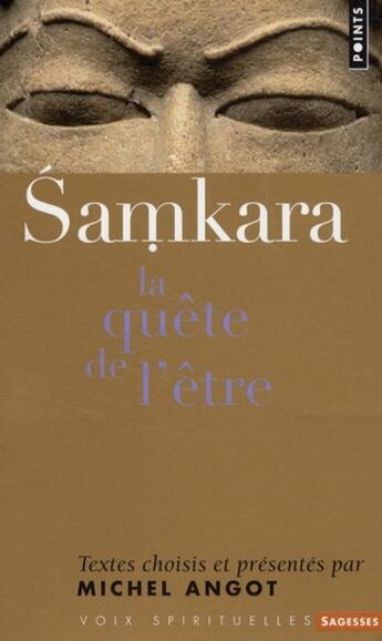 Couverture du livre « Samkara ; la quête de l'être » de Shankara aux éditions Points