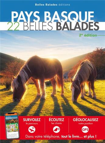 Couverture du livre « Pays Basque ; 22 belles balades (2e édition) » de  aux éditions Belles Balades