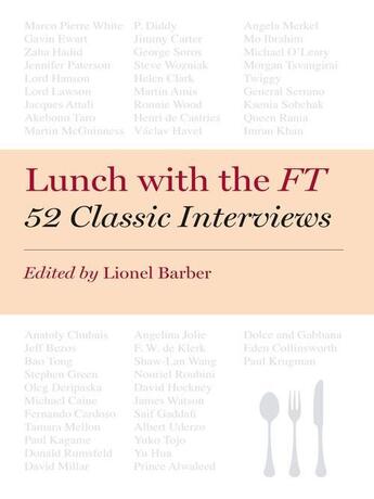 Couverture du livre « Lunch With The Ft » de Edited By Li Barber aux éditions Viking Adult