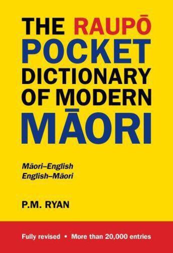 Couverture du livre « Raupo Pocket Dictionary of Modern Maori » de Ryan Pm aux éditions Penguin Books Ltd Digital