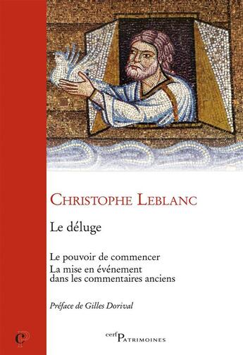 Couverture du livre « Le deluge » de Leblanc Christophe aux éditions Cerf