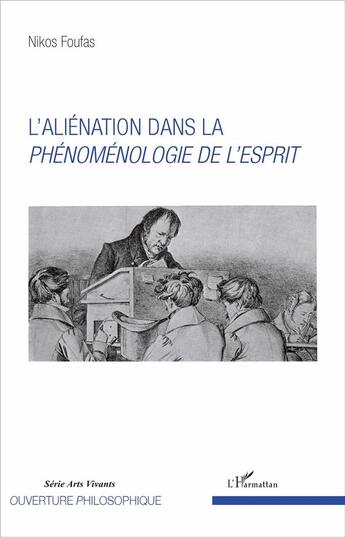 Couverture du livre « L'aliénation dans la phénoménologie de l'esprit » de Foufas Nikos aux éditions L'harmattan